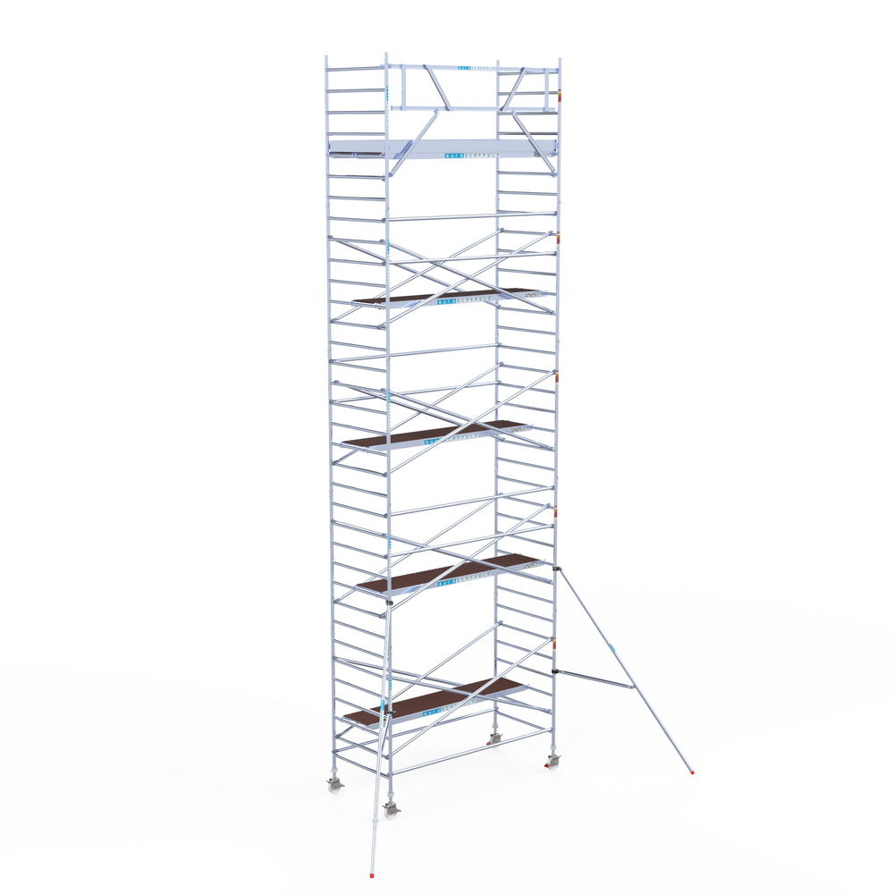 Rolsteiger Original  135x305 11,2m werkhoogte carbon vloer tegen de gevel