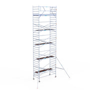 Rolsteiger Original  135x305 11,2m werkhoogte carbon vloer tegen de gevel