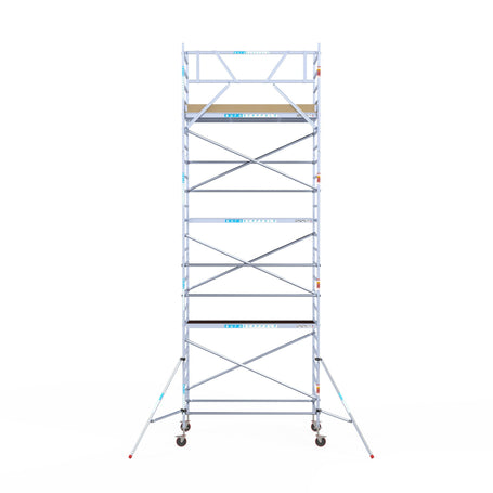 Steigeraanhanger afsluitbaar 250 + Rolsteiger Basic 135x250 8,2m werkhoogte