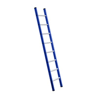 Eurostairs Ladder enkel recht 1x8 sporten BLAUW