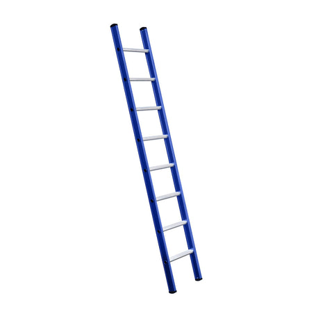 Eurostairs Ladder enkel recht 1x8 sporten BLAUW