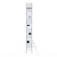 Rolsteiger Alumexx Light 135x250 12,2m werkhoogte tegen de gevel