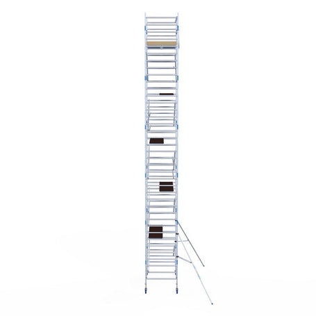Rolsteiger Alumexx Light 135x250 12,2m werkhoogte tegen de gevel