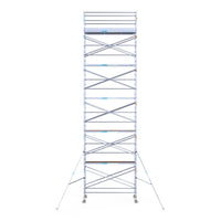 Steigeraanhanger afsluitbaar 305 + Rolsteiger Standaard 135x305 12,2m werkhoogte