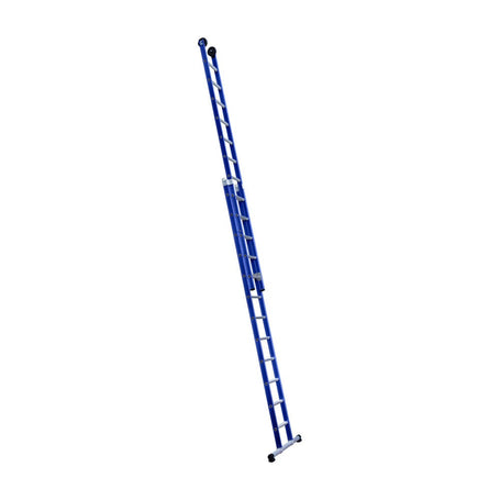 Eurostairs Reform ladder dubbel recht 2x12 sporten BLAUW