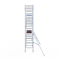 Rolsteiger Original  90x250 6,2m werkhoogte carbon vloer tegen de gevel