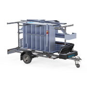 Steigeraanhanger 305 + Rolsteiger Standaard 135x305 12,2m werkhoogte enkele voorloopleuning