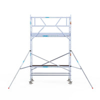 Rolsteiger Original  90x250 5,2m werkhoogte carbon vloer tegen de gevel