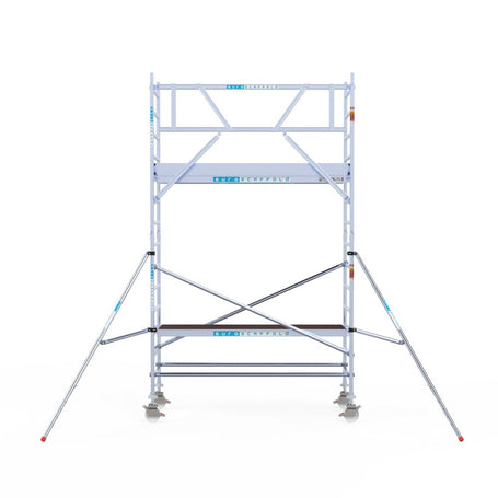 Rolsteiger Original  90x250 5,2m werkhoogte carbon vloer tegen de gevel