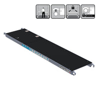 Platform met luik 250 cm Carbondeck (lichtgewicht)