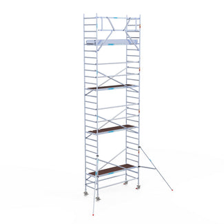Rolsteiger Original  90x250 9,2m werkhoogte carbon vloer tegen de gevel
