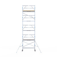 Rolsteiger Alumexx Extra 75x250 10,2m werkhoogte tegen de gevel
