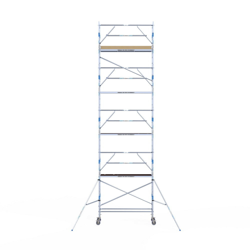 Rolsteiger Alumexx Extra 75x250 10,2m werkhoogte tegen de gevel