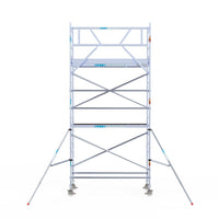 Rolsteiger Original  90x250 6,2m werkhoogte carbon vloer tegen de gevel