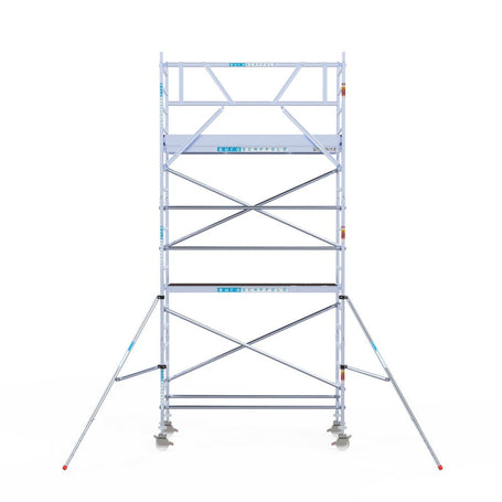Rolsteiger Original  90x250 6,2m werkhoogte carbon vloer tegen de gevel
