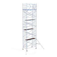 Rolsteiger Original  135x250 10,2m werkhoogte carbon vloer tegen de gevel