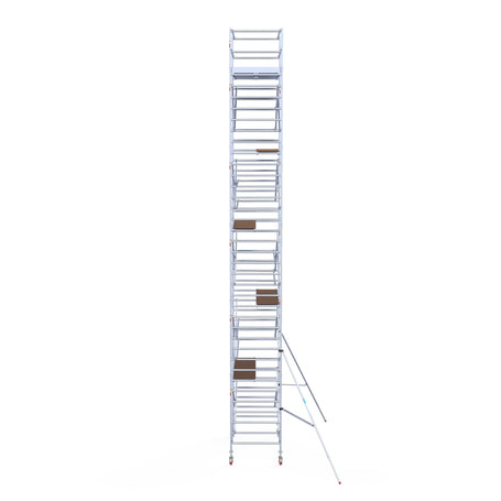 Steigeraanhanger afsluitbaar 250 + Rolsteiger Standaard 135x250 12,2m werkhoogte