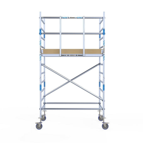 Rolsteiger Alumexx Light 135x190 4,2m werkhoogte tegen de gevel