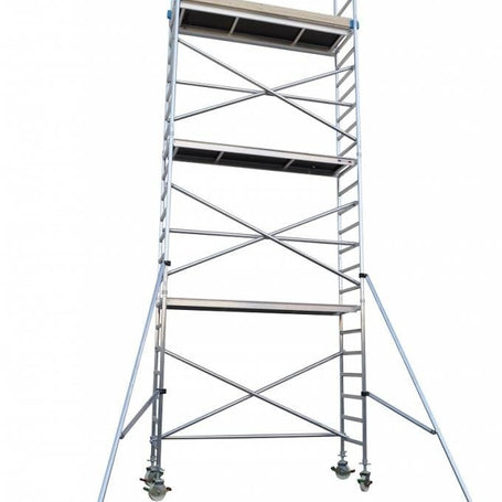 Steigeraanhanger 250 + Rolsteiger Standaard 135x190 12,2m werkhoogte