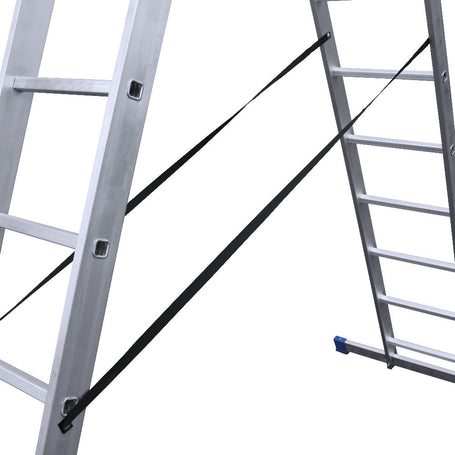 Alumexx driedelige Reformladder 3x8 sporten