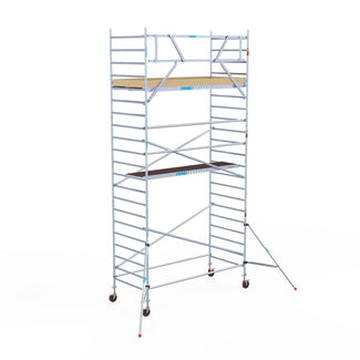 Rolsteiger Basic 135x305 7,2m werkhoogte tegen de gevel