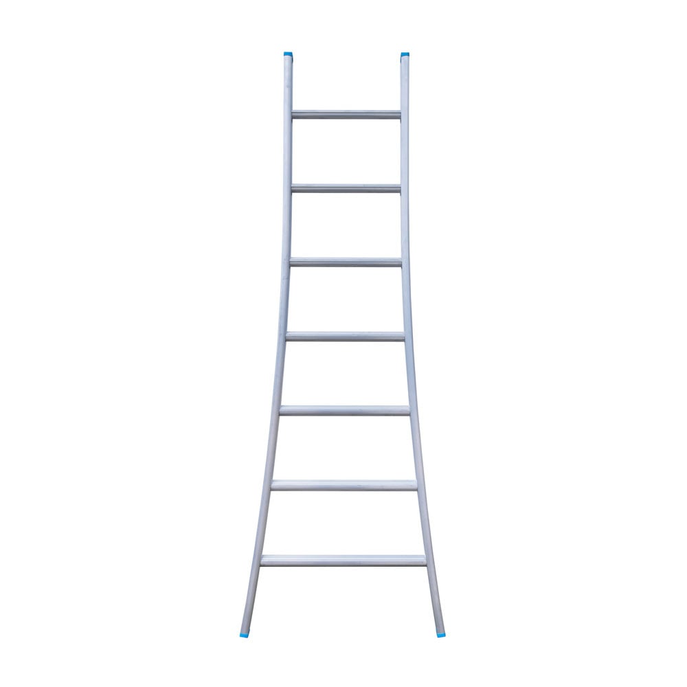 Eurostairs Ladder enkel uitgebogen 1x7 sporten