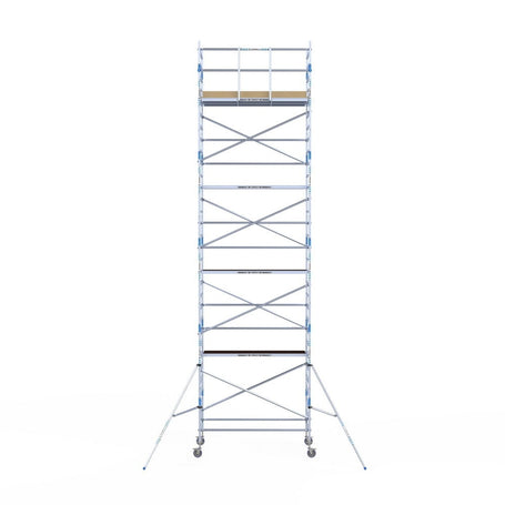 Rolsteiger Alumexx Light 135x250 10,2m werkhoogte tegen de gevel