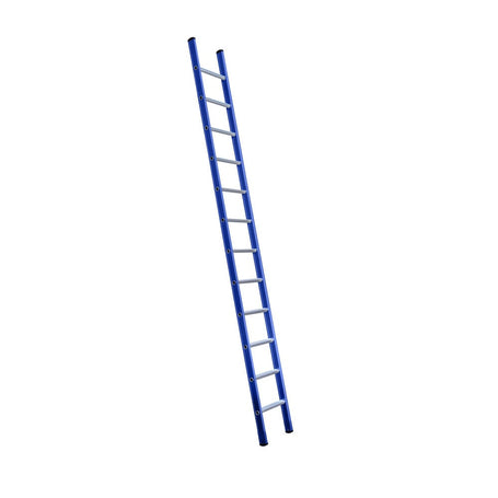 Eurostairs Ladder enkel recht 1x12 sporten BLAUW