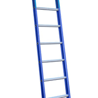 Eurostairs Ladder enkel recht 1x8 sporten BLAUW