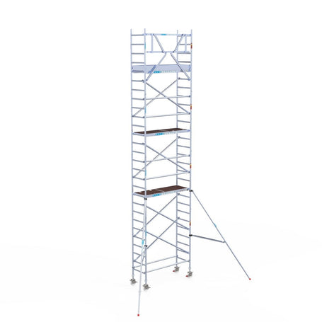 Rolsteiger Original  75x190 9,2m werkhoogte carbon vloer tegen de gevel