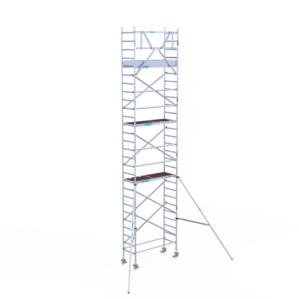 Rolsteiger Original  75x190 9,2m werkhoogte carbon vloer tegen de gevel
