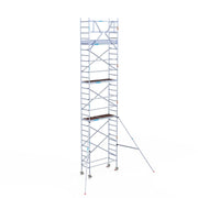 Rolsteiger Original  75x190 9,2m werkhoogte carbon vloer tegen de gevel