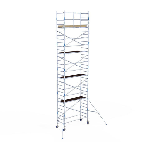 Rolsteiger Alumexx Light 90x250 10,2m werkhoogte tegen de gevel