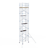 Rolsteiger Alumexx Light 135x190 11,2m werkhoogte tegen de gevel