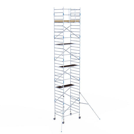 Rolsteiger Alumexx Light 135x190 11,2m werkhoogte tegen de gevel