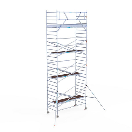 Rolsteiger Original  135x305 9,2m werkhoogte carbon vloer tegen de gevel
