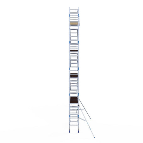 Rolsteiger Alumexx Light 75x250 10,2m werkhoogte tegen de gevel