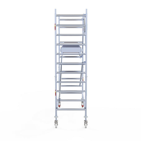Rolsteiger Original  90x250 4,2m werkhoogte carbon vloer tegen de gevel