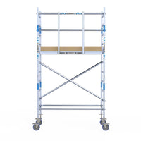 Rolsteiger Alumexx Light 75x190 4,2m werkhoogte tegen de gevel