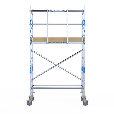 Rolsteiger Alumexx Light 75x190 4,2m werkhoogte tegen de gevel