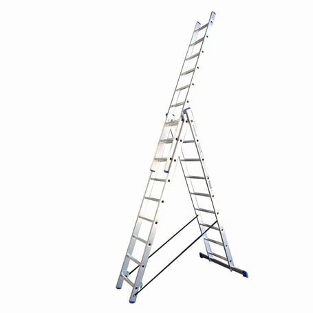 Alumexx driedelige Reformladder 3x9 sporten