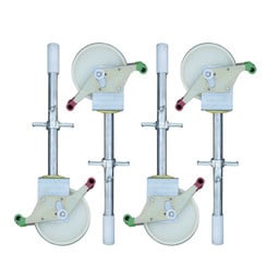 Steigeraanhanger 250 + Rolsteiger Standaard 135x250 12,2m werkhoogte enkele voorloopleuning