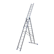 Alumexx driedelige Reformladder 3x12 sporten