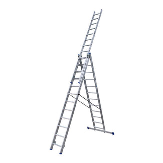 Alumexx driedelige Reformladder 3x12 sporten