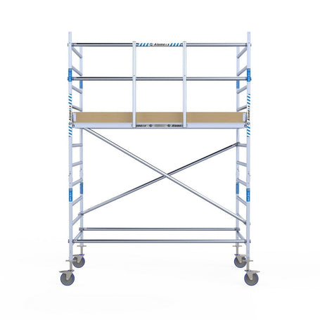 Rolsteiger Alumexx Light 135x250 4,2m werkhoogte tegen de gevel