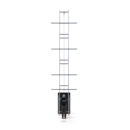Zonnepanelen Steiger 135x250 8,2m werkhoogte, inclusief solar lift