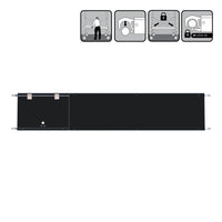 Platform met luik 400 cm Carbondeck (lichtgewicht)