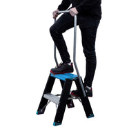 Dubbele zwarte trap 2 treden - Limited edition