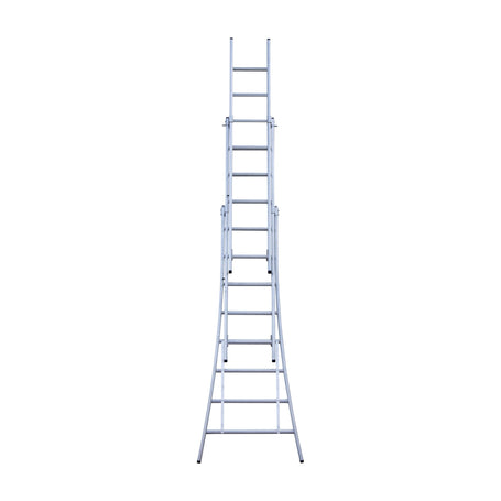 Eurostairs Reform ladder driedelig uitgebogen 3x8 sporten