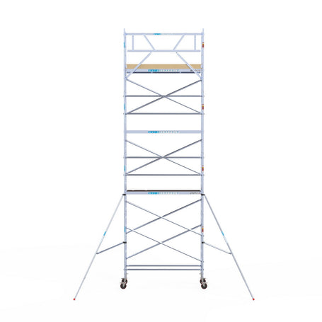 Rolsteiger Basic 75x250 9,2m werkhoogte tegen de gevel